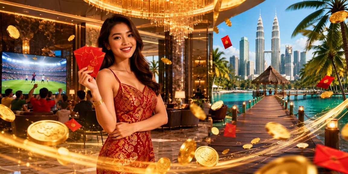 Halaman promosi bonus di laman berjudi